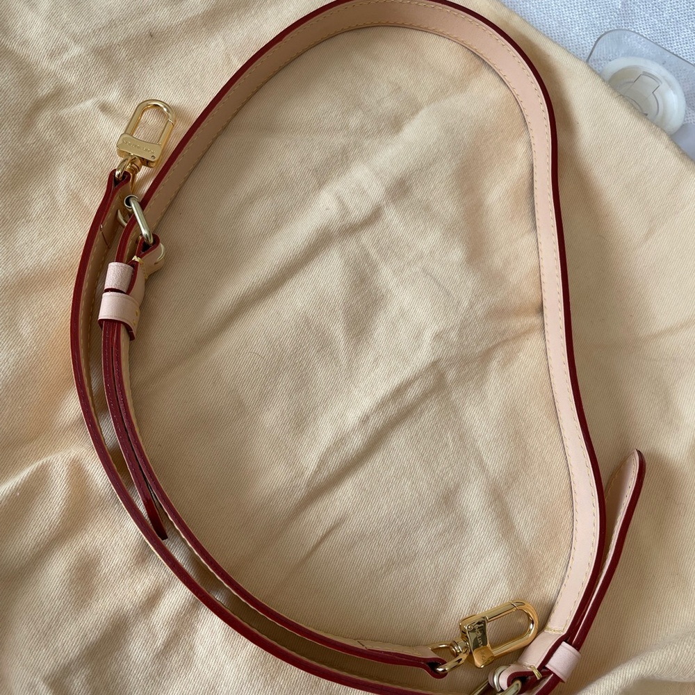 Fashion  Faux replacement real Vachetta leather strap.